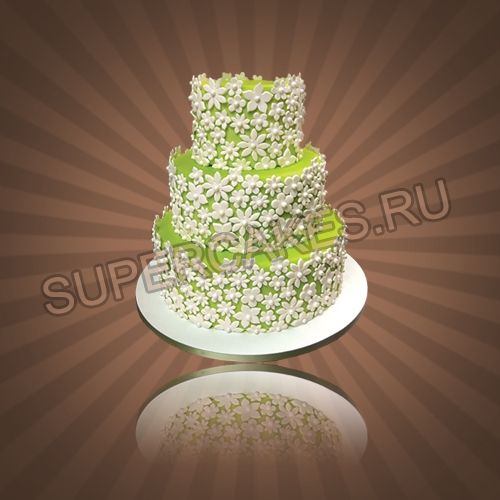 Яркие свадебные торты - S160