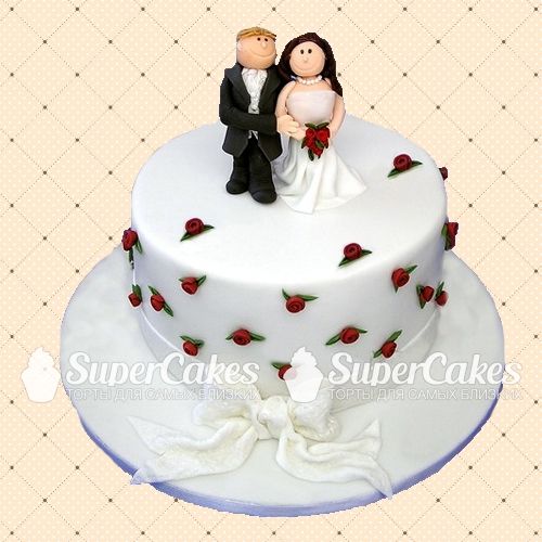 Креативные свадебные торты - S305