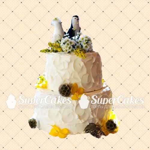 Креативные свадебные торты - S342