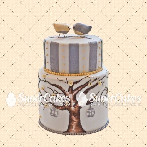 Креативные свадебные торты - S341