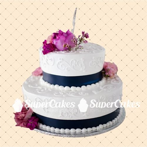 Яркие свадебные торты - S396