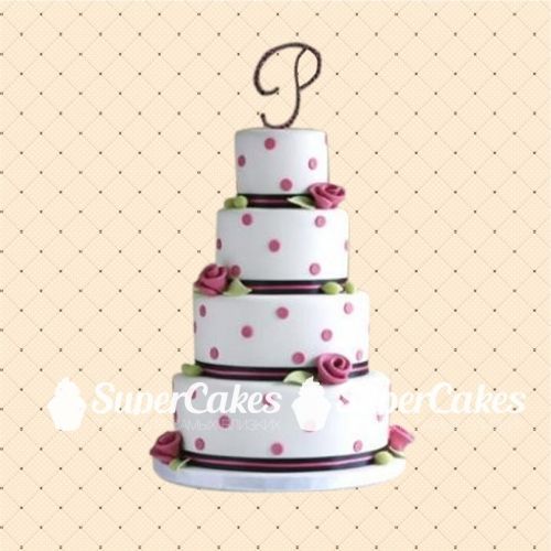 Классические свадебные торты - S412