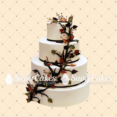 Классические свадебные торты - S363