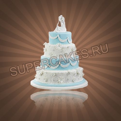 Яркие свадебные торты - S215