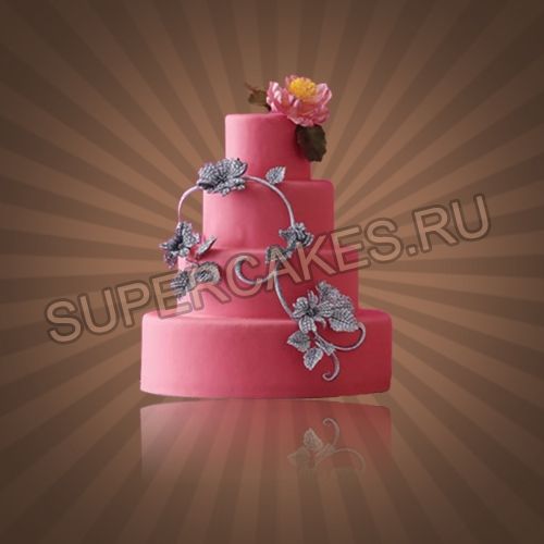 Яркие свадебные торты - S165