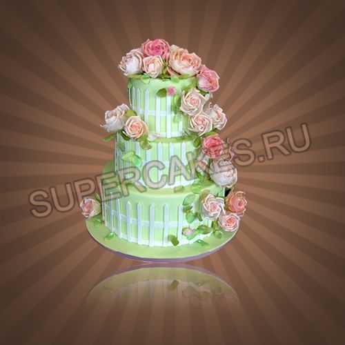 Яркие свадебные торты - S168