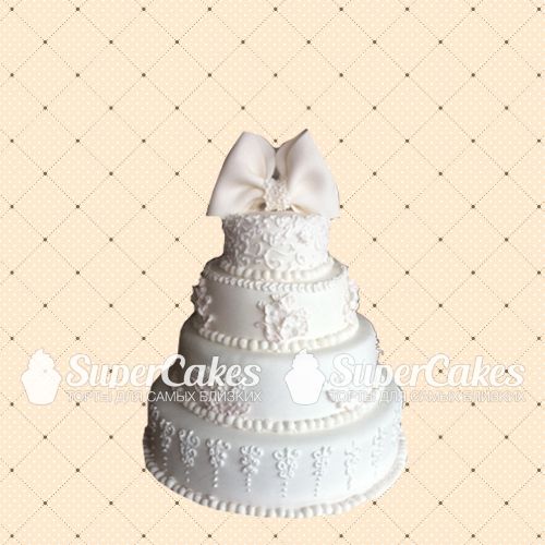 Классические свадебные торты - S384