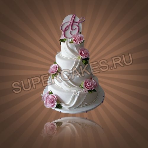 Классические свадебные торты - S133