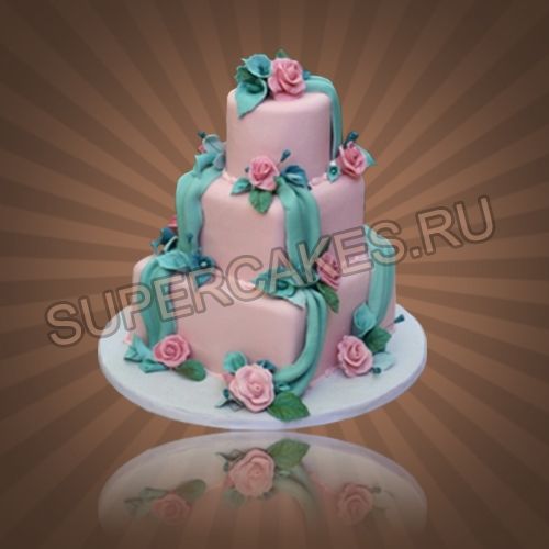 Яркие свадебные торты - S126