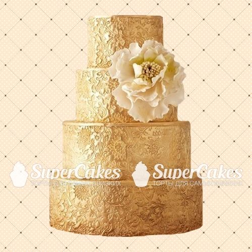 Тематический поиск - Золотые свадебные торты