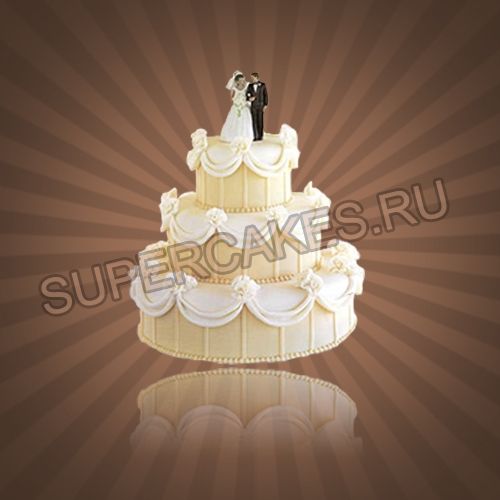 Классические свадебные торты - S158