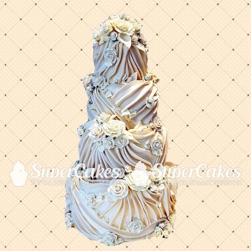 Классические свадебные торты - S375