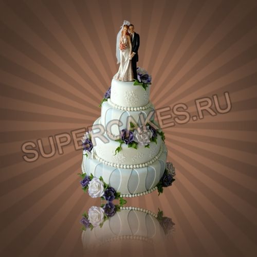 Яркие свадебные торты - S142