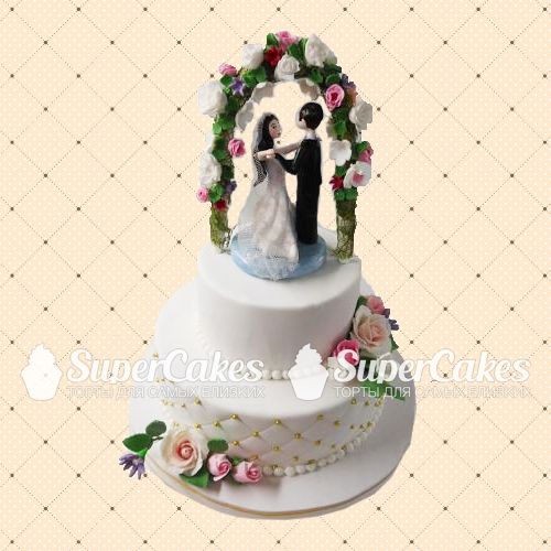 Классические свадебные торты - S357