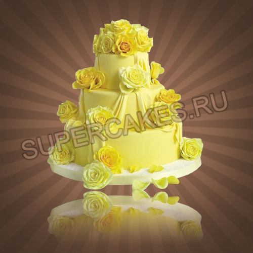 Яркие свадебные торты - S50