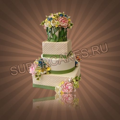 Яркие свадебные торты - S173