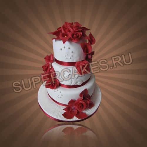 Яркие свадебные торты - S139