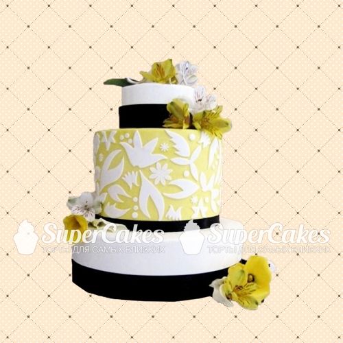 Классические свадебные торты - S365