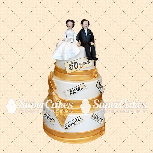 Классические свадебные торты - S364