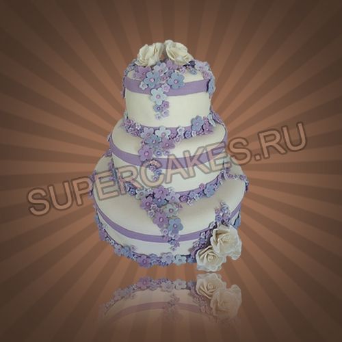 Классические свадебные торты - S88