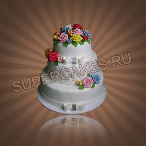 Яркие свадебные торты - S131